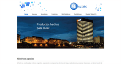 Desktop Screenshot of melectric.com.ar